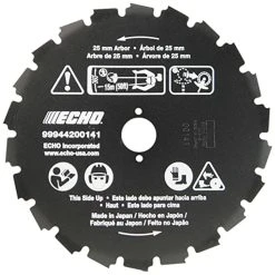 ECHO 8" 22-Tooth Clearing Saw Blade 25mm Arbor Size #99944200141