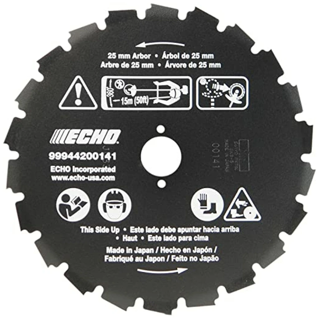 ECHO 8" 22-Tooth Clearing Saw Blade 25mm Arbor Size #99944200141 1 ECHO 8" 22-Tooth Clearing Saw Blade 25mm Arbor Size #99944200141
