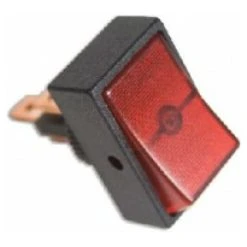 Uriah Products Uriah Red Rocker Switch Square Mount # UA403600