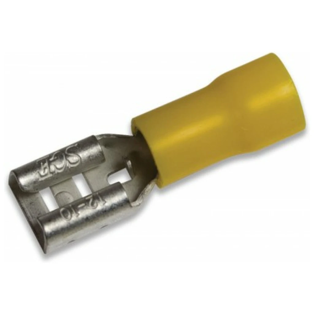 Uriah Products Uriah 20PK Yellow Tab Disconnects #UA613200 1 Uriah Products Uriah 20PK Yellow Tab Disconnects #UA613200