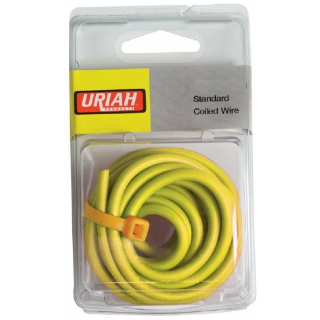 Uriah Products Uriah 12FT Yellow Packaged Wire 12 AWG #UA501240 1 Uriah Products Uriah 12FT Yellow Packaged Wire 12 AWG #UA501240