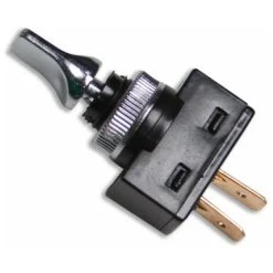 Uriah Products Uriah 12V DC Chrome Toggle Switch # UA400900