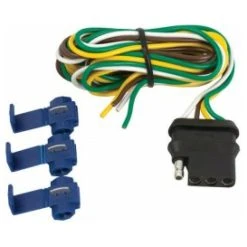 Uriah Products Uriah 4-Pole Flat Vehicle End Wire Connector #UE048025