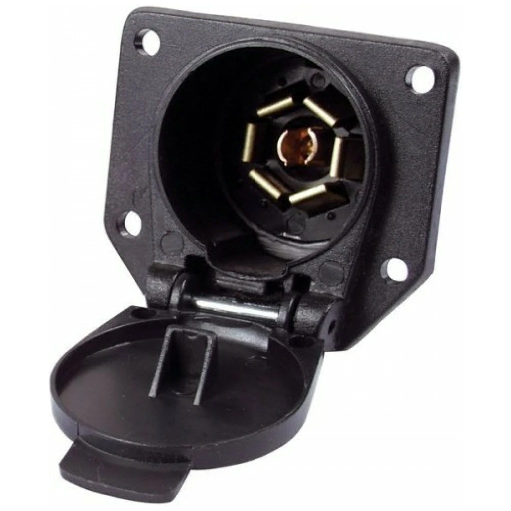 Uriah Products Uriah 7-Pole RV Vehicle End Plastic Connector #UE700000 1 Uriah Products Uriah 7-Pole RV Vehicle End Plastic Connector #UE700000