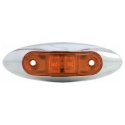 Uriah Products Uriah Amber LED Marker & Clearance Light With Bezel #UL168100