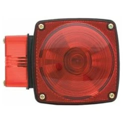 Uriah Products Uriah Left Side Square Stop Turn Tail Light With License Light #UL452002