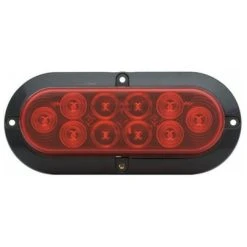Uriah Products Uriah Red LED Stop Turn Tail Back-up Light With Flange #UL423101