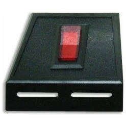 Uriah Products Uriah Red Rocker Switch Round Mount # UA403100